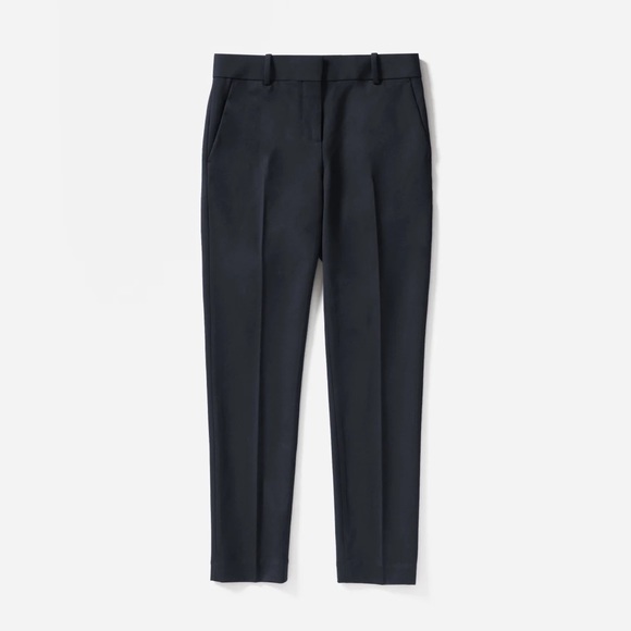 Everlane NWOT Slim Wool Pants in Navy, size 00 - Picture 3 of 8